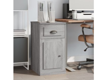 vidaXL Bočná skrinka zásuvka sivá sonoma 40x50x75 cm kompozitné drevo