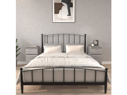 vidaXL Nočné stolíky 2 ks sivé sonoma 40x35x70 cm