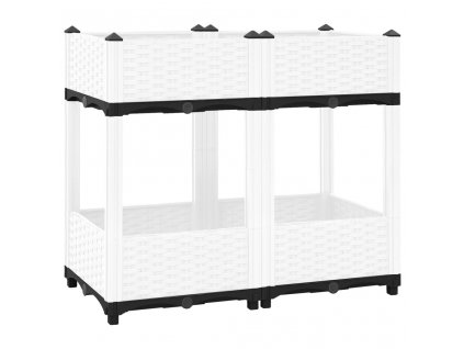 vidaXL Vyvýšený záhon 80x40x71 cm polypropylén