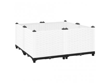 vidaXL Vyvýšený záhon 80x80x38 cm polypropylén