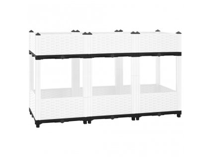 vidaXL Vyvýšený záhon 120x40x71 cm polypropylén