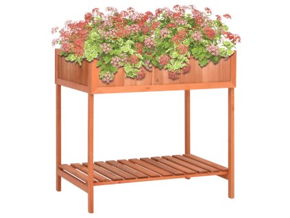 vidaXL Kvetináč na bylinky 80x60x80 cm masívne jedľové drevo
