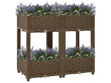 vidaXL Vyvýšený záhon 80x40x71 cm polypropylén