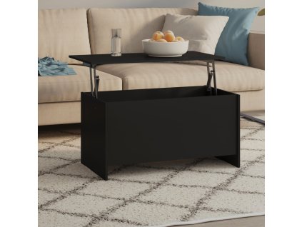 vidaXL Konferenčný stolík čierny 102x55,5x52,5 cm spracované drevo