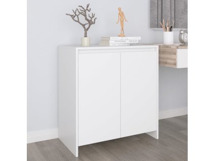 vidaXL Komoda biela 70x41x75 cm spracované drevo