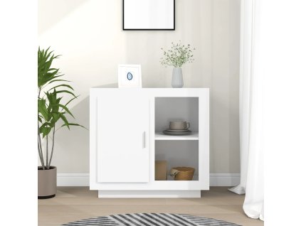 vidaXL Komoda biela 80x40x75 cm