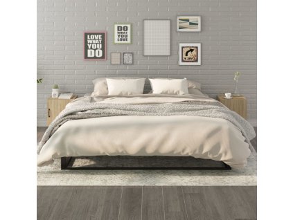 vidaXL Nočné stolíky 2 ks dub sonoma spracované drevo