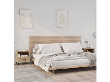 vidaXL Nočné stolíky 2 ks dub sonoma spracované drevo