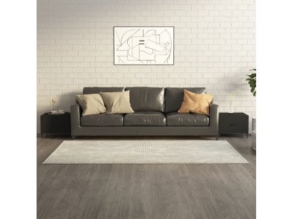 vidaXL Konferenčné stolíky s kovovými nohami 2 ks čierne 50x50x40 cm