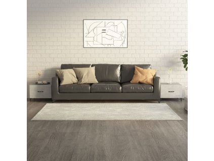 vidaXL Konferenčný stolík s kovovými nohami 2 ks betónový 50x50x40 cm