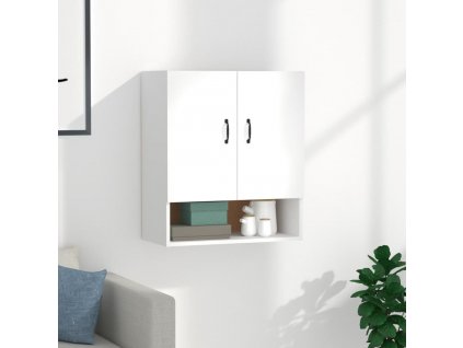 vidaXL Nástenná skrinka, biela 60x31x70 cm, kompozitné drevo