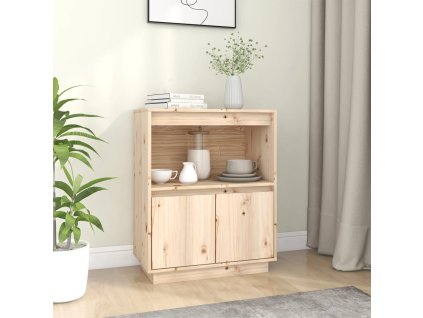 vidaXL Komoda 60x34x75 cm borovicový masív