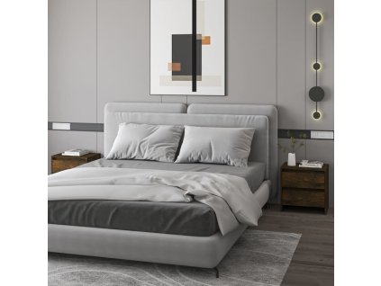 vidaXL Nočné stolíky 2 ks údený dub 45x34,5x44,5 cm drevotrieska