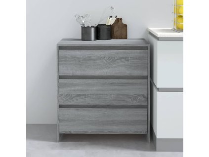 vidaXL Komoda sivý dub sonoma 70x41x75 cm drevotrieska