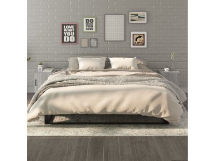 vidaXL Nočné stolíky 2 ks sivý dub sonoma spracované drevo