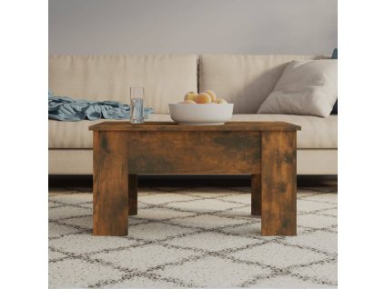 vidaXL Konferenčný stolík dymový dub 79x49x41 cm spracované drevo