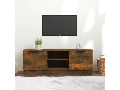 vidaXL TV skrinka, tmavý dub 102x35x36,5 cm, kompozitné drevo