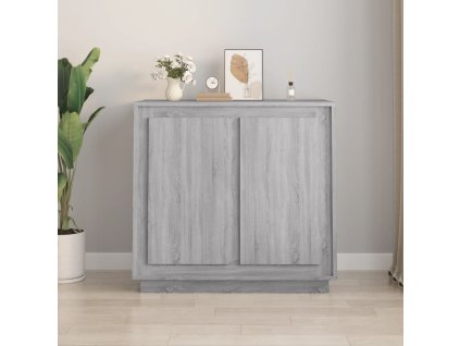 vidaXL Komoda dub sonoma 80x34x75 cm kompozitné drevo