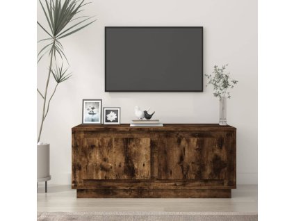 vidaXL Konferenčný stolík dymový dub 102x50x44 cm spracované drevo