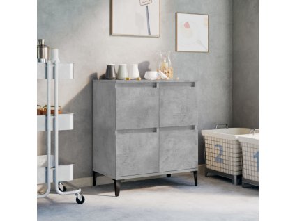 vidaXL Komoda betónovo sivá 60x35x70 cm spracované drevo