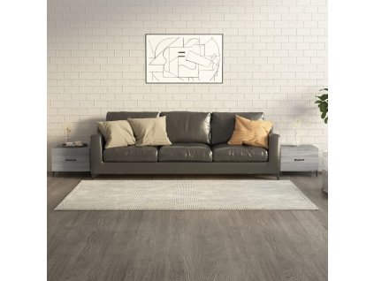 vidaXL Konferenčné stolíky s kovovými nohami 2 ks sivé 50x50x40 cm