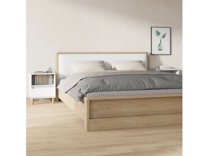 vidaXL Nočné stolíky 2 ks biele 40x35x50 cm