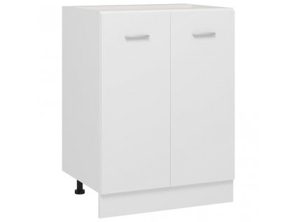 vidaXL Spodná skrinka, biela 60x46x81,5 cm, kompozitné drevo