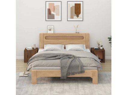 vidaXL Nočné stolíky 2 ks hnedý dub 50x39x47 cm