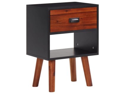 vidaXL Nočný stolík z masívneho akáciového dreva, 40x30x57 cm