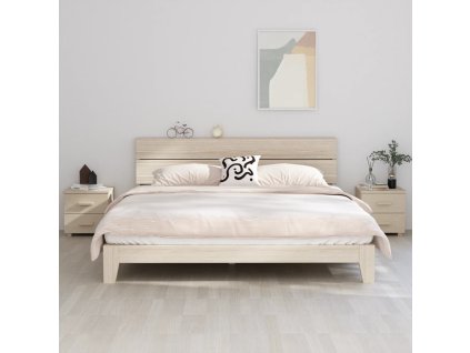 vidaXL Nočné stolíky HAMAR 2 ks, medovo hnedé 40x35x44,5 cm, borovica