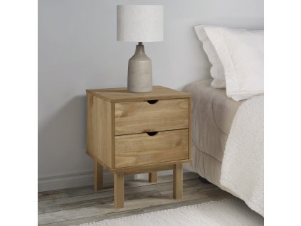 vidaXL Nočný stolík OTTA 46x39,5x57 cm, borovicový masív