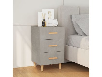 vidaXL Nočný stolík betónovo sivý 40x40x66 cm kompozitné drevo