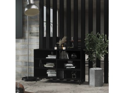 vidaXL Komoda, čierna 103,5x35x70 cm, kompozitné drevo