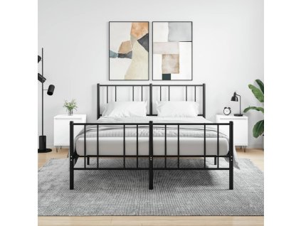 vidaXL Nočné skrinky 2 ks biele 40x30x50 cm kompozitné drevo