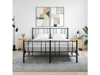 vidaXL Nočné skrinky 2 ks dub sonoma 40x30x50 cm kompozitné drevo