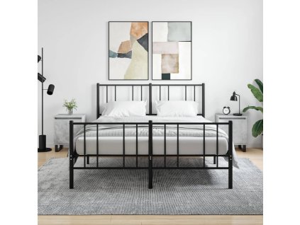 vidaXL Nočné skrinky 2 ks betónovo sivé 40x30x50 cm kompozitné drevo