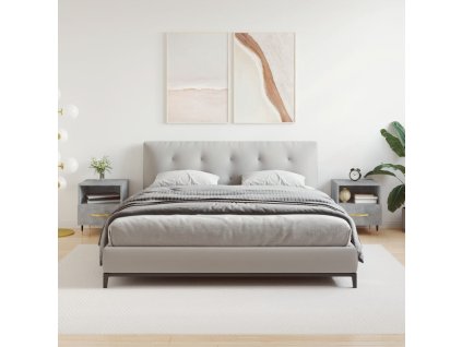 vidaXL Nočné stolíky 2 ks betónovo sivé 40x35x47,5 cm kompozitné drevo