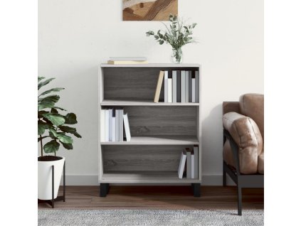 vidaXL Poličková skrinka sivá sonoma 69,5x32,5x90 cm kompozitné drevo