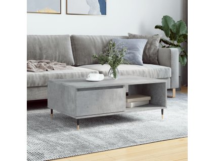 vidaXL Konferenčný stolík betónovo sivý 90x60x35 cm kompozitné drevo
