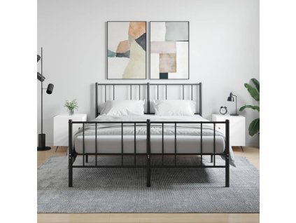 vidaXL Nočné stolíky 2 ks vysoký lesk biele 40x40x50 cm kompoz. drevo