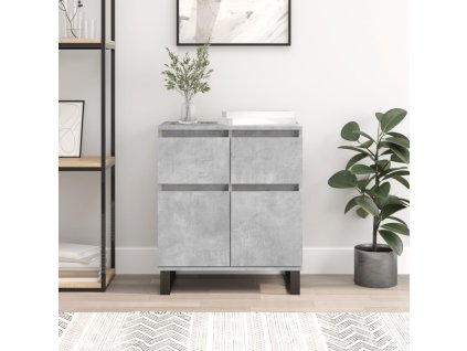 vidaXL Komoda betónovo sivá 60x35x70 cm spracované drevo