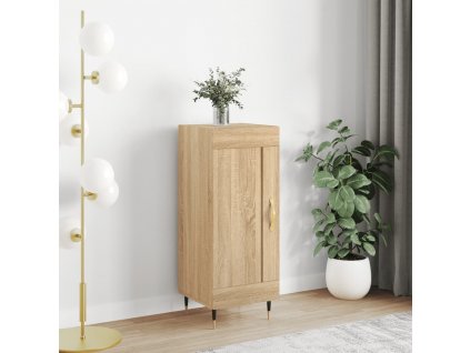 vidaXL Komoda dub sonoma 34,5x34x90 cm spracované drevo