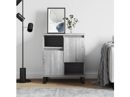 vidaXL Komoda sivý dub sonoma 60x35x70 cm spracované drevo