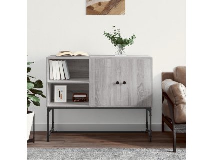 vidaXL Komoda sivý dub sonoma 100x40x79,5 cm kompozitné drevo