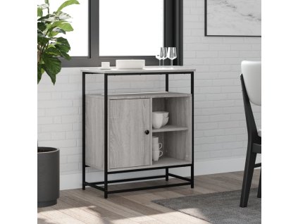 vidaXL Komoda sivá sonoma 69x35x80 cm kompozitné drevo