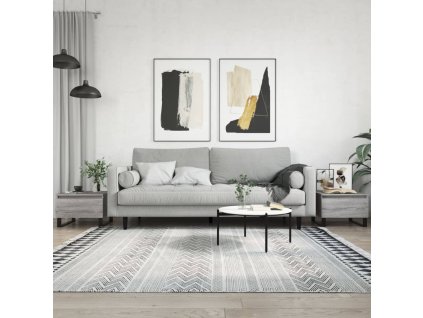 vidaXL Konferenčné stolíky 2 ks sivé sonoma 50x46x35 cm kompoz. drevo