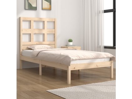vidaXL Posteľný rám borovicový masív 90x200 cm