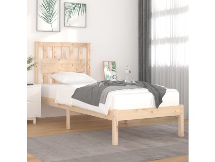 vidaXL Posteľný rám borovicový masív 100x200 cm