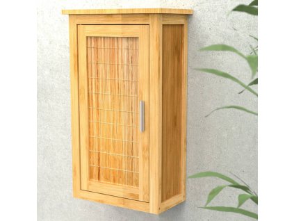 EISL Vysoká skriňa s dvierkami bambus 40x20x70 cm