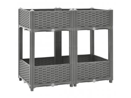 vidaXL Vyvýšený záhon 80x40x71 cm polypropylén